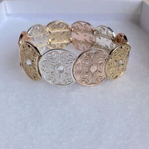 Lauren Conrad Filigree Coin Bracelet